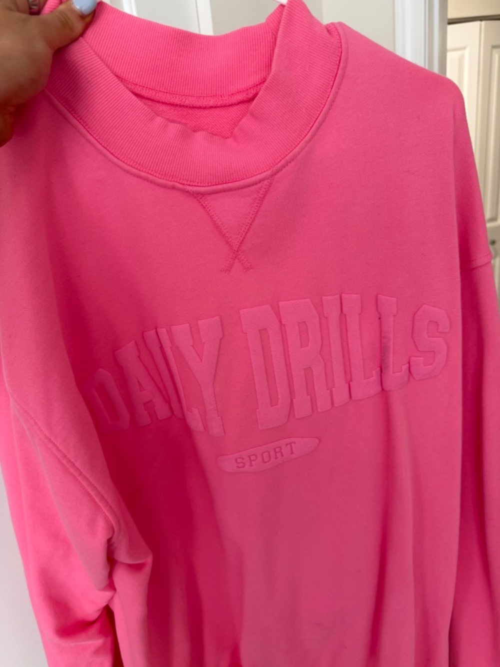 Pink daily drills sweatshirt - Picture 4 of 4